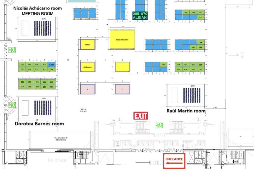 Albian - Plano Stand 065-070- Biospain 2026